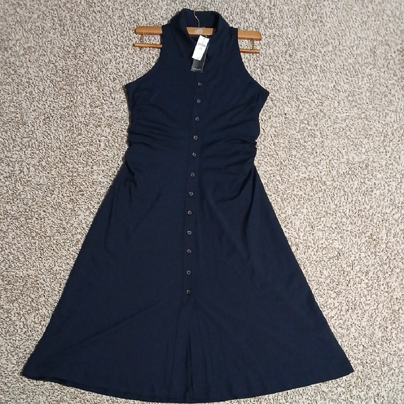 Banana Republic Dresses & Skirts - Elegant Navy Sleeveless Dress